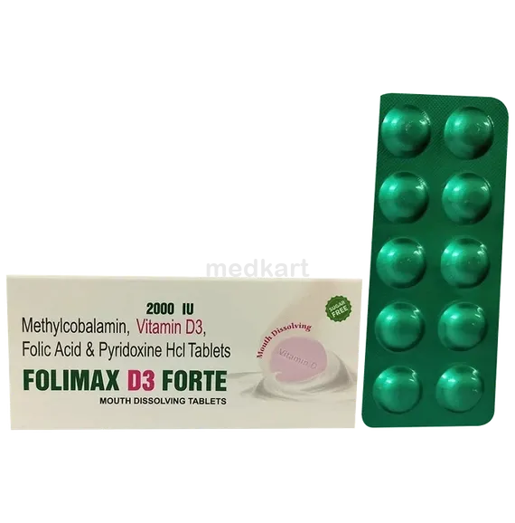 folimax d3 forte tablet 10's
